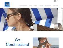 Tablet Screenshot of nordfrieslandtourismus.de